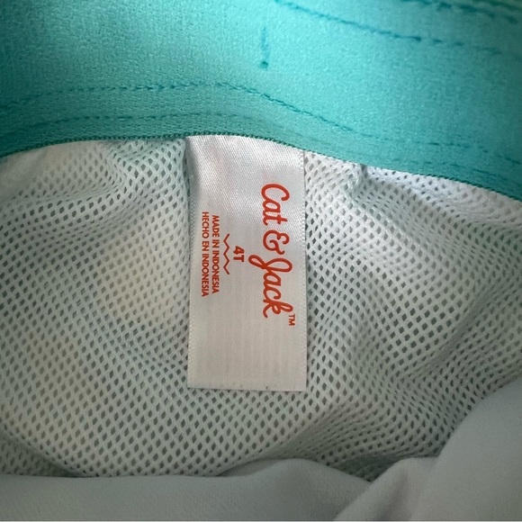 Cat & Jack Swim Shorts Trunks Lot Of 3 Size 4T Dinosaur Smiley Face Checker - Picture 4 of 16